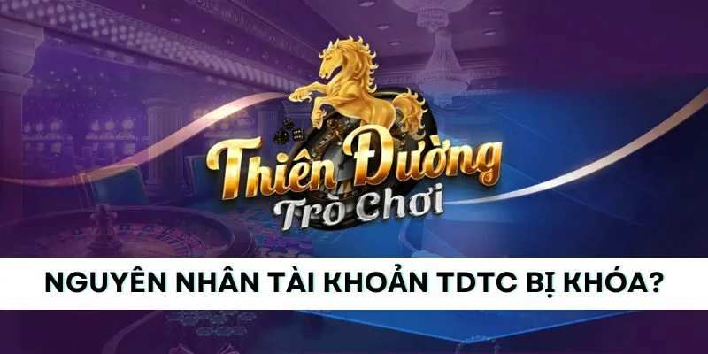 Tài khoản có thể bị khóa do nhiều nguyên nhân